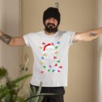 24hluxury– Christmas Lights Dog French Bulldog T-Shirt