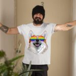 24hluxury– Corgi Dog Rainbow Sunglasses LGBT Pride T-Shirt