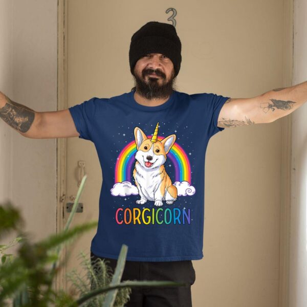 24hluxury– Corgicorn Corgi Unicorn Space Galaxy T-Shirt