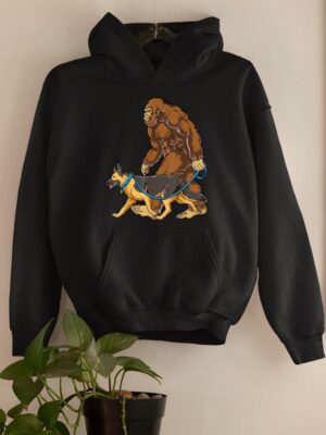 24hluxury– Bigfoot Dog Walk German Shepherd Hoodie