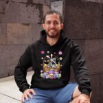 24hluxury– Bunny English Bulldog Dog Easter Eggs Hoodie