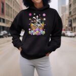 24hluxury– Bunny English Bulldog Dog Easter Eggs Hoodie