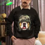 24hluxury– American Bulldog Soldier Veteran Dog Sweatshirt