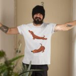 24hluxury– Dachshund Weiner Dog Yoga Inhale Exhale T-Shirt