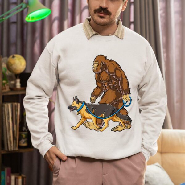 24hluxury– Bigfoot Dog Walk German Shepherd Sweatshirt