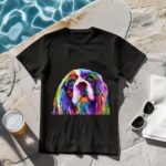 24hluxury– English Cocker Spaniel Art Portrait Dog T-Shirt