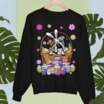 24hluxury– Bunny English Bulldog Dog Easter Eggs Sweatshirt