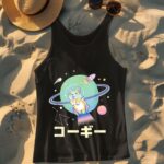 24hluxury– Astronaut Corgi Space Japanese Corgis Tank Top
