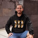 24hluxury– Cute Floss Dancing Corgi Puppies Dog Hoodie