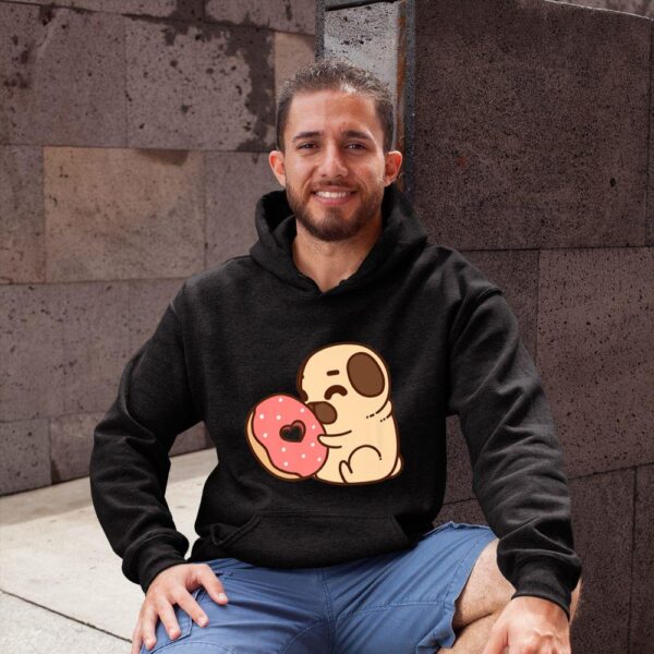 24hluxury– Cute Pug Donut Hoodie