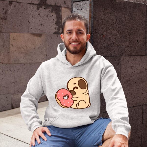 24hluxury– Cute Pug Donut Hoodie