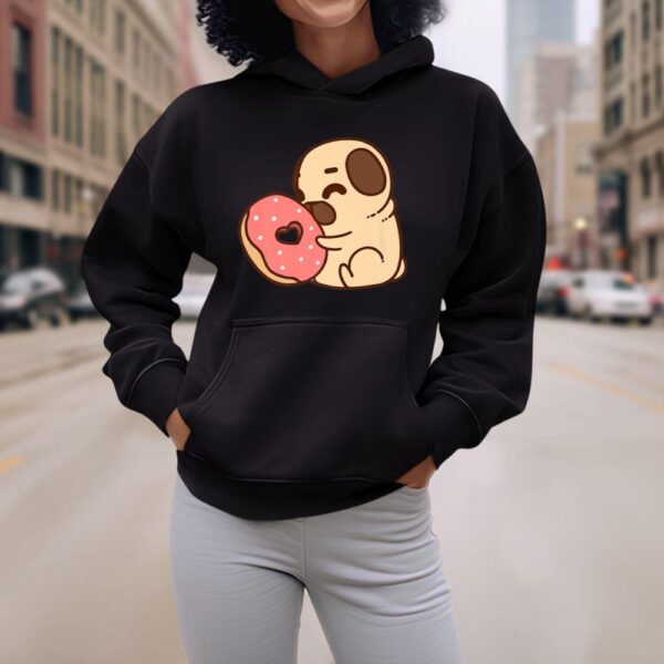 24hluxury– Cute Pug Donut Hoodie
