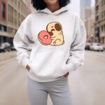 24hluxury– Cute Pug Donut Hoodie