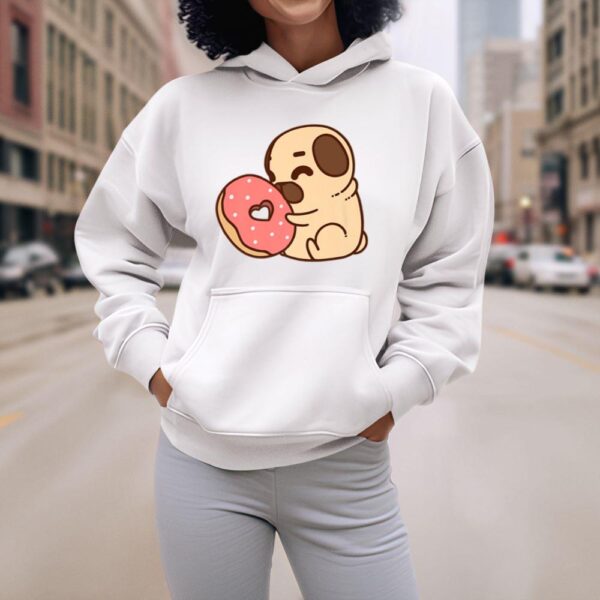 24hluxury– Cute Pug Donut Hoodie