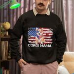 24hluxury– Corgi Mama American USA Flag Sweatshirt