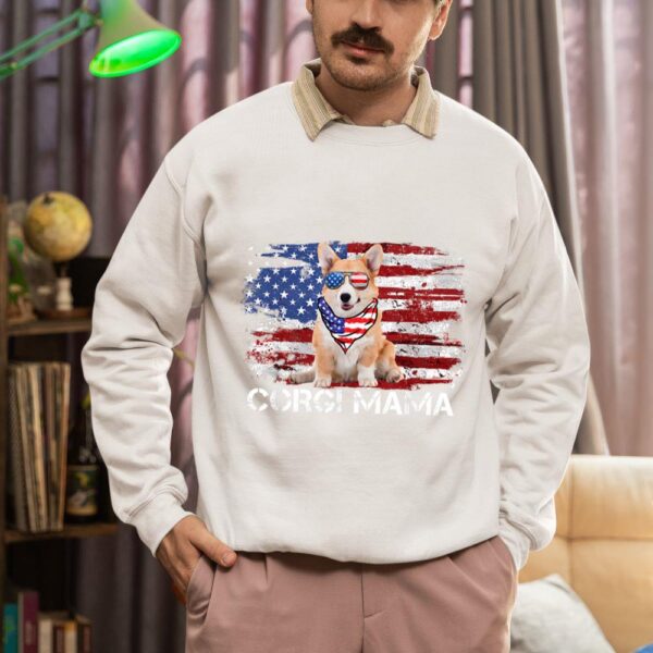 24hluxury– Corgi Mama American USA Flag Sweatshirt