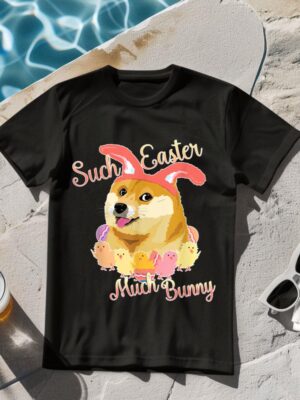 24hluxury– Happy Easter Doge – Shiba Inu Such Easter Much Bunny T-Shirt