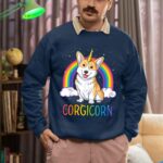 24hluxury– Corgicorn Corgi Unicorn Space Galaxy Sweatshirt