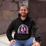 24hluxury– English Cocker Spaniel Art Portrait Dog Hoodie