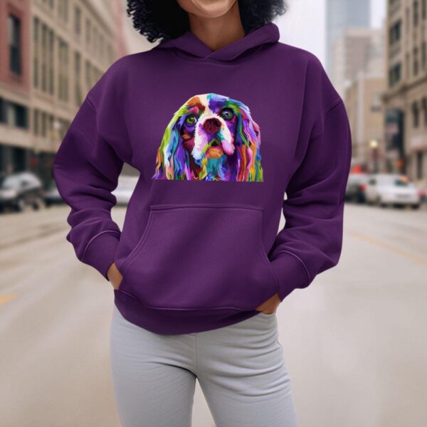 24hluxury– English Cocker Spaniel Art Portrait Dog Hoodie