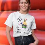 24hluxury– Pug Riding Llama Christmas T-Shirt