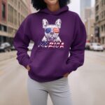 24hluxury– French Bulldog American USA Flag Hoodie