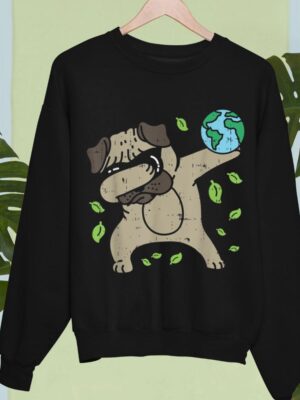 24hluxury– Earth Day Dabbing Pug Sweatshirt