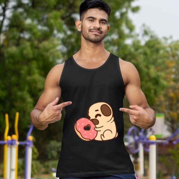 24hluxury– Cute Pug Donut Tank Top
