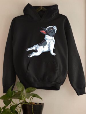 24hluxury– French Bulldog Yoga Namaste Hoodie