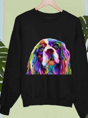 24hluxury– English Cocker Spaniel Art Portrait Dog Sweatshirt