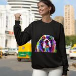 24hluxury– English Cocker Spaniel Art Portrait Dog Sweatshirt