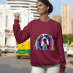 24hluxury– English Cocker Spaniel Art Portrait Dog Sweatshirt