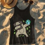 24hluxury– Earth Day Dabbing Pug Tank Top