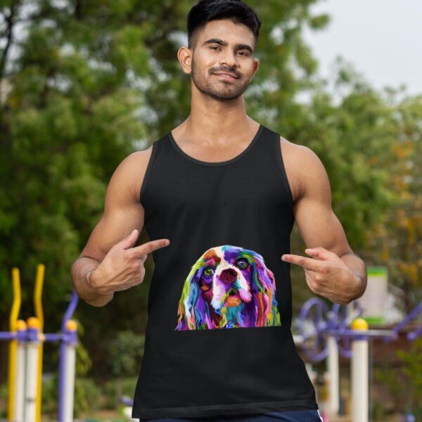 24hluxury– English Cocker Spaniel Art Portrait Dog Tank Top