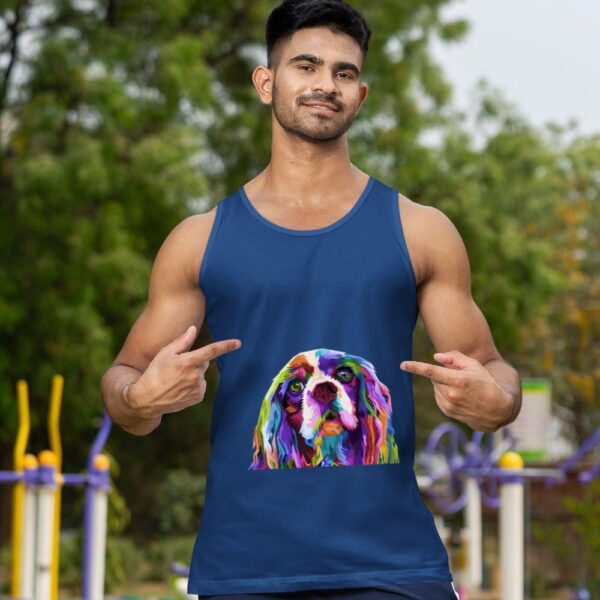 24hluxury– English Cocker Spaniel Art Portrait Dog Tank Top