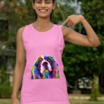 24hluxury– English Cocker Spaniel Art Portrait Dog Tank Top