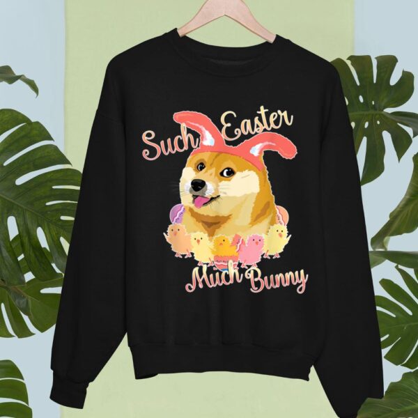24hluxury– Happy Easter Doge – Shiba Inu Such Easter Much Bunny Sweatshirt