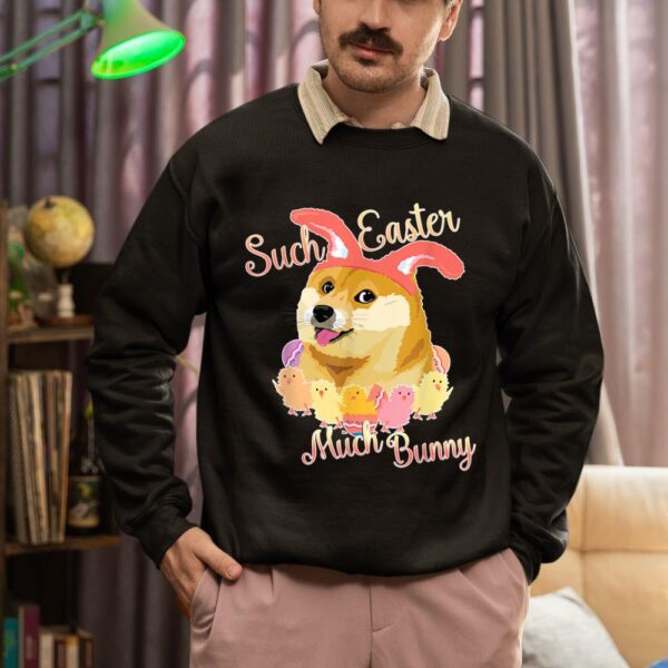 24hluxury– Happy Easter Doge – Shiba Inu Such Easter Much Bunny Sweatshirt
