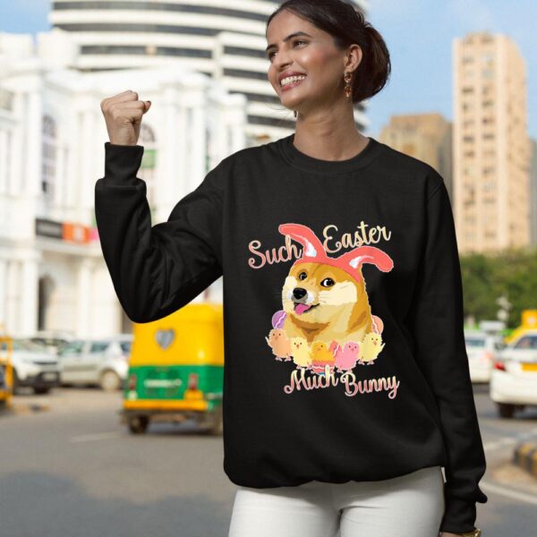24hluxury– Happy Easter Doge – Shiba Inu Such Easter Much Bunny Sweatshirt