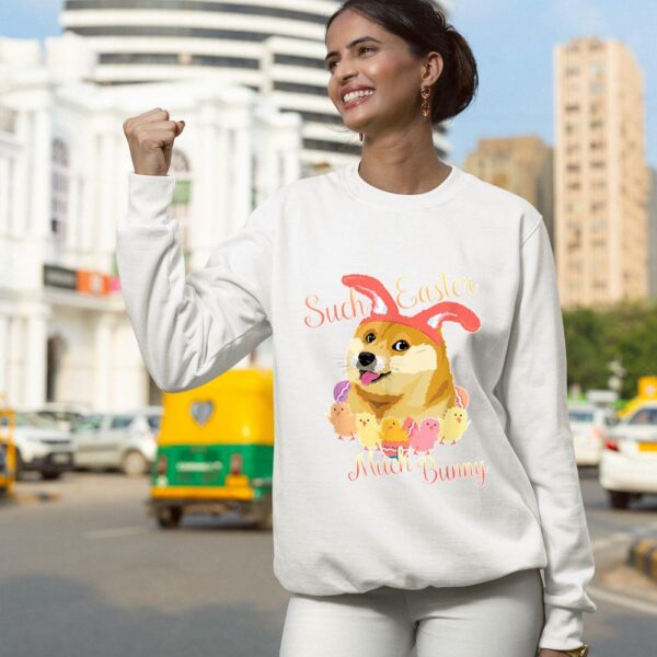24hluxury– Happy Easter Doge – Shiba Inu Such Easter Much Bunny Sweatshirt