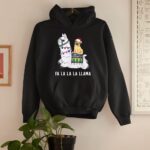 24hluxury– Pug Riding Llama Christmas Hoodie