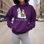 24hluxury– Pug Riding Llama Christmas Hoodie