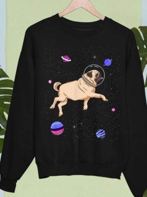24hluxury– Omnisexual Pug In Space Sweatshirt