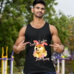 24hluxury– Happy Easter Doge – Shiba Inu Such Easter Much Bunny Tank Top