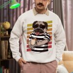 24hluxury– Pug Dog Drinking Coffee Sweatshirt