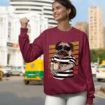 24hluxury– Pug Dog Drinking Coffee Sweatshirt