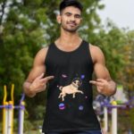 24hluxury– Omnisexual Pug In Space Tank Top