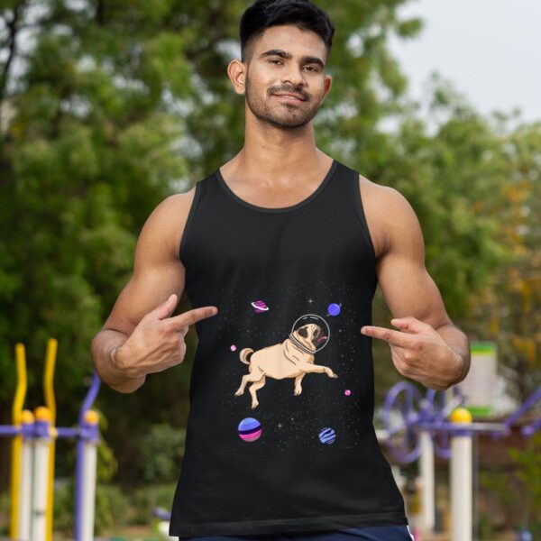 24hluxury– Omnisexual Pug In Space Tank Top