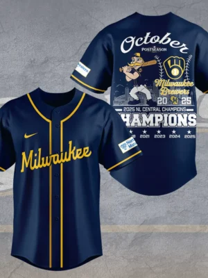 Milwaukee Brewers Baseball Jersey – JS10001