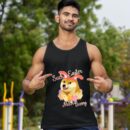 Linocasa– Happy Easter Doge – Shiba Inu Such Easter Much Bunny Tank Top